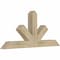 Ekena Millwork Saratoga Rough Sawn Timber Gable Bracket, Douglas Fir, 48"W x 22"H x 4"D x 4"F, 11/12 Pitch GBW048X22X0404SAR00RDF - alternate 4